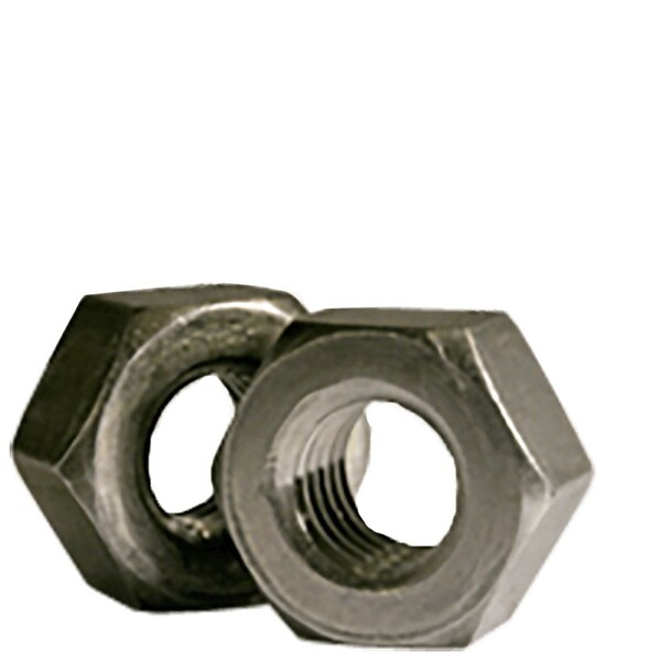 Newport Fasteners Heavy Hex Nut, 1-1/8"-7, Steel, Grade A, Zinc Plated, 1-7/64 in Ht, 75 PK NB320300B-75 - main